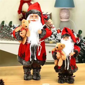 2020 2021 Jauni Ziemassvētku Rotājumi Santa Claus Lelle Dāvana Ziemassvētku Eglīte Dekori Radošo Plīša Santa Claus Rotaļlietas, Rotas 30/45cm