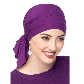 2020 Elastīgs Sieviešu Kravu Hijab Turban Caps Dāmas Chemo Klp Musulmaņu Kokvilnas Turbanet Lakatu Sunīti Femme Musulman Iekšējo Hijabs