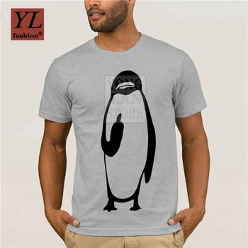 2020. Gada Vasaras Modes Iela MensFunny Pingvīns Tshirt