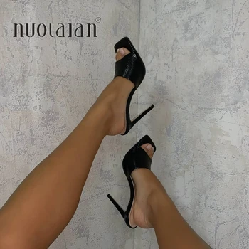2020. gada vasaras sieviešu sandales kvadrātveida kājām augstpapēžu čības modes dāmas mūlis augstpapēžu kurpes sieviešu augstpapēžu sandales mūļu kurpes sieviete