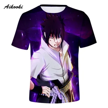 2020. gadam Jauniem Karstā Pārdošanas Vīriešu T-krekls Anime Naruto Jauniešu T-krekls, 3D Druka, T-krekls Naruto sporta Krekls Cosplay Top Vīriešu T-krekls