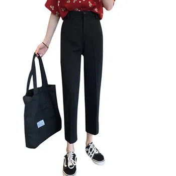 2020. gadam Pavasara Vasaras Sievietes Tērps Bikses Sieviešu Modes Biroja Dāma Augsta Vidukļa Harēma Elsas Pantalon Gadījuma Bikses Plus Izmērs S-5XL