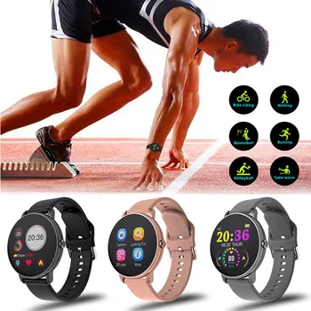 2020. Gadam Pilnībā Touch Smart Skatīties Vīrieši Asinsspiediens Smartwatch Sieviešu, Ūdensnecaurlaidīgi, Sirdsdarbības Tracker Sporta Pulkstenis Skatīties