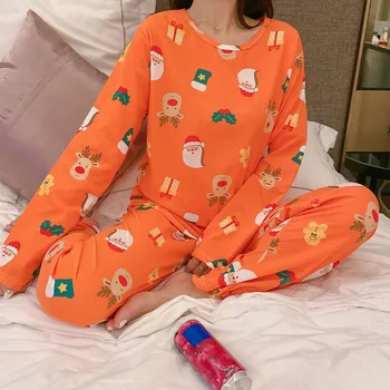 2020 garām Piedurknēm Pidžamu Poliestera Komplekts Sievietēm Sleepwear Komplekts 2gab Naktsveļu Sievietēm Sleepwear Long Elsas Auduma Soma
