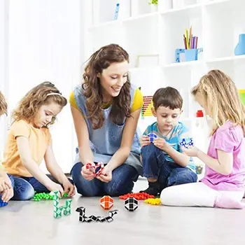 2020 Ierobežots Oyuncak Fidget Rotaļlietas, Bumbas Kã¼p Shengshou Burvju Valdnieks 24 Un Segmenta Čūska Puzzle Rotaļlietas Bērniem, Bērnu Dāvanu Rotaļlietas