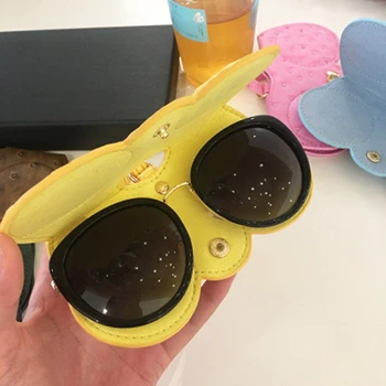 2020 Jaunas, Unikālas Strausu Modelis PU Ādas Brilles, Soma, Multi-function Brilles Gadījumā Sieviešu Saulesbrilles Uzglabāšanas Aizsardzības Ins