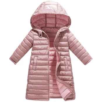 2020 Jaunas ziemas modes Bērni meiteņu jaka bērniem, plus biezi samta jaka liels virgin garš, silts mētelis aukstā ziemas