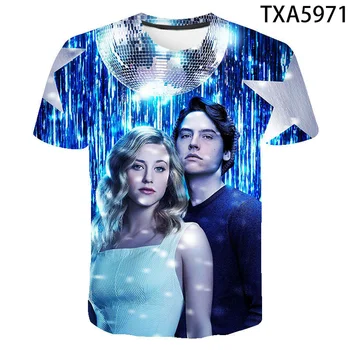 2020 Jaunu 3D T krekls Riverdale Vīriešiem, Sievietēm, Bērniem, Ikdienas Streetwear Zēns Meitene Bērniem Iespiests T-krekls Vasaras Modes Atdzist Topi Tee