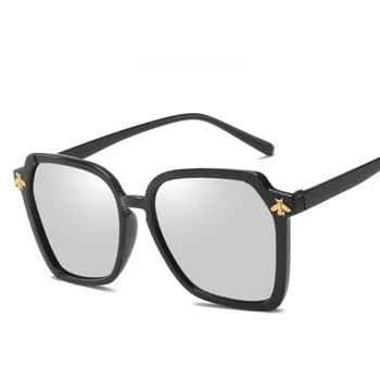 2020 Jaunu Stilu Lielā Kastē Neregulāra Saules Brilles Modes Mazo Bišu Saulesbrilles Daudzstūris Brilles Eiropā Un Amerikā, Saules Brilles
