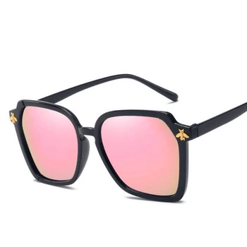 2020 Jaunu Stilu Lielā Kastē Neregulāra Saules Brilles Modes Mazo Bišu Saulesbrilles Daudzstūris Brilles Eiropā Un Amerikā, Saules Brilles