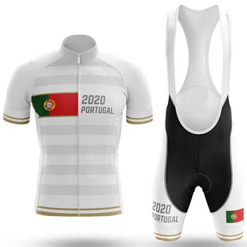 2020 Portugāle Profesionālās Izjādes Uzvalks Kalnu Velosipēds Sacīkšu Vasaras Ropa Ciclismo Hombre Apģērbs Velo Džersija Komplekts