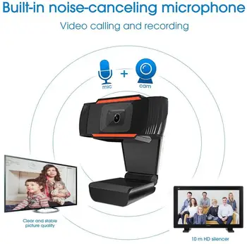 2020 USB2.0 Datoru Webcam HD 1080P Kamera Grozāms Ar Trokšņu slāpēšanas mikrofons Plug and play, lai Loptop Skype Konference