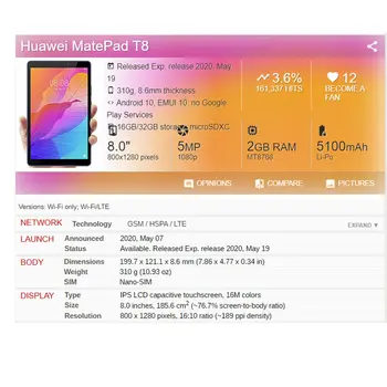 2020 Ādas Stāvēt Vāks Huawei MatePad T8 Gadījumā 8.0 collu Tablete Gadījumā Huawei MatePad T8 Kobe2 L09 Kobe2 L03 8 Gadījumā + filma