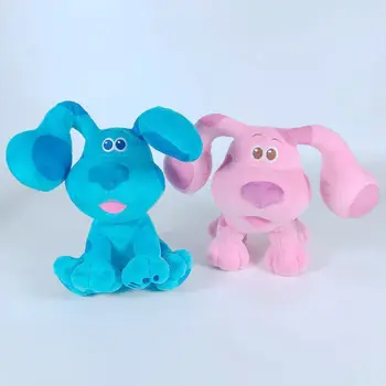 20cm Blue ' s Clues un Jums! Beanbag Plīša Rotaļlietas Gudrs Maigi Rozā Suns Lelles Bērnu Ziemassvētku Un Dzimšanas Dienas Dāvana