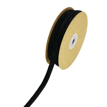 (20meters/lot) 10mm Elastīgu vienpusēja flocking lentes mājas tekstila apģērba rokdarbu loku materiāls samta lentes