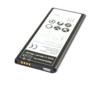 20pcs/daudz 3800mAh EB-BN910BBE U/K Rezerves Akumulatoru Samsung Galaxy Note 4 IV SM-N910 N910F N910 N910H N910S N910T N910V