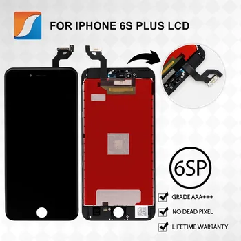 20PCS/DAUDZ iPhone 6S Plus LCD Ar 3D Spēkā Touch Screen Montāža Testēti Pantalla Displeja Nomaiņa Bezmaksas Piegāde