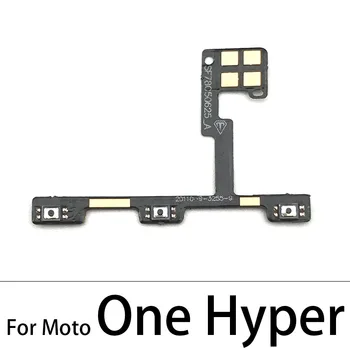 20Pcs/Daudz Par Motorola Moto G5 G5S G6 E5 G4 Plus Spēlēt Power Vienu Kodolsintēzes Redzējumu Hyper On/Off Skaļuma regulēšanas Taustiņu uz Pogas Flex Kabelis Lentes