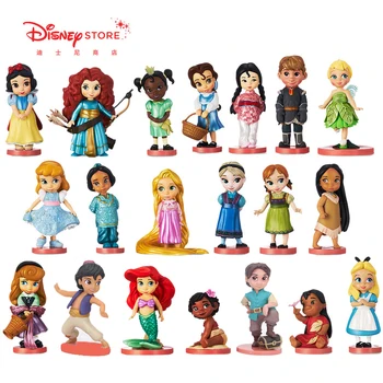 20Pcs Disney Princess Darbības Rādītāji Rotaļlietas Rapunzel Sniega Pelnrušķīte Balta Sniega Pasaku Rapunzel Lelles Apdare Bērniem Dāvanu