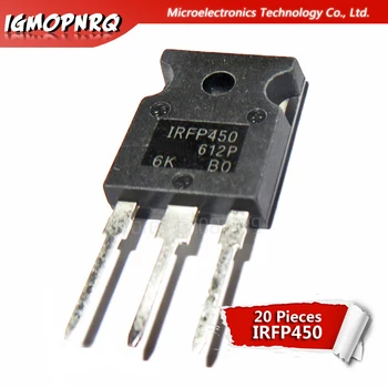20pcs IRFP450 (N-kanāls 14A500V) jaunas oriģinālas