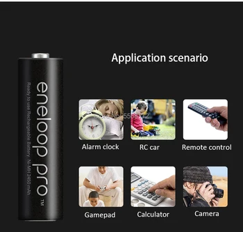 20pcs Oriģinālā panasonic Eneloop Pro AAA baterija uzlādējams 950mAh 1,2 v nimh kameras zibspuldzes uzlādes rotaļlietas