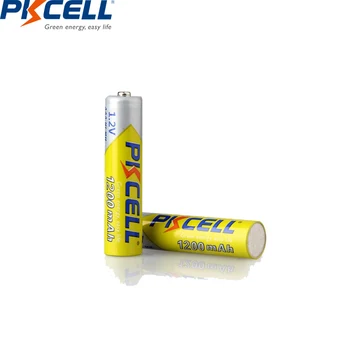20Pcs PKCELL AAA Uzlādējamās Baterijas 1,2 V Ni-MH AAA Bateriju 1200mAh ar 5PC AAA/AA bateriju kārba Mājas TELEVIZORA tālvadības pulti
