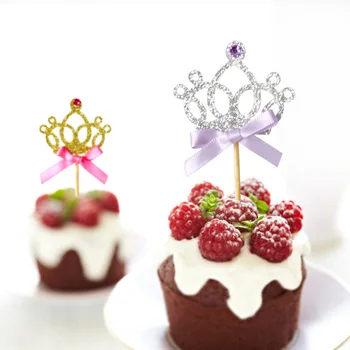 20pcs Princess Sofia Vainagu Mirdzēt Cupcake Cilindrs Dzimšanas dienas Kūka Apdare Meitene Princess Fantasy Cupcake Kūka Topper Apdare