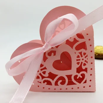 20PCS/set Valentīna diena dāvanu šokolādes trifeļu iepakojuma kārba sirds formas šokolādes kārba kārba šokolādes