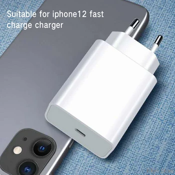 20W PD USB C Tipa Ātrā Lādētāja Adapteri iPhone 12 11 Pro XR Xs Samsung S20 Ātra Uzlāde ES, ASV, UK Plug Ceļojumu Strāvas Adapteris