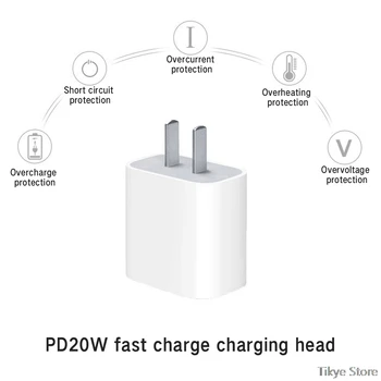 20W PD USB C Tipa Ātrā Lādētāja Adapteri iPhone 12 11 Pro XR Xs Samsung S20 Ātra Uzlāde ES, ASV, UK Plug Ceļojumu Strāvas Adapteris