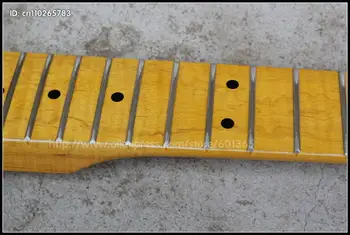 22 Frets Tiger Graudu Retro Kanādas Kļavas Elektriskā Ģitāra, Kakla elektriskās ģitāras komplekts komplekti, kļavu klaviatūra Y009