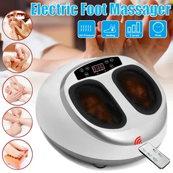 220V Elektriskā Antistresa 3D Šiatsu Mīcīšanas Gaisa Spiediena Foot Massager Aprūpes Infrasarkanā Apkure un Terapija