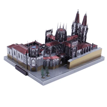 229 Gabalu 3D Metāla Mākslas Skulptūru Burgos Cathedral Modeļa Veidošana Bērniem, Rotaļlietas, Hobiji, Vitrīna Displejs
