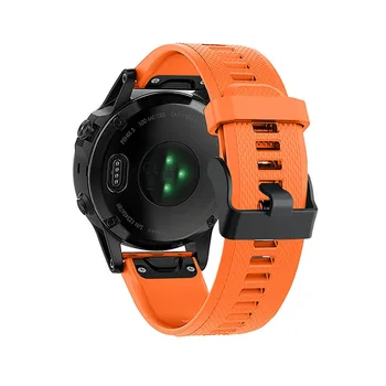 22MM Watchband par Garmin Fenix 5 5Plus Priekštecis 935 Skatīties Ātri Atbrīvot Silikona Viegli Fit rokassprādze Rokas Siksniņu