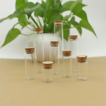 24 gabali 12ml 22*60mm Nelielu Stikla Pudeles, Testa Mēģenes Korķi Aizbāzni Spice Mini Pudeles Konteineru DIY Burkas Flakons Tiny Pudeles, stikls