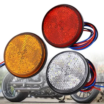 24 LED Motociklu Bremžu Gaismas signāllampiņu Motociklu Bremžu Gaismu Atstarojošās Gaismas, Bremzes, bremžu signāllukturi Automašīnu Piekabes Motociklu