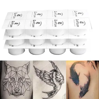 24pcs Vienreizējās lietošanas Tetovējums Adatas Tīrīšanas Sūklis Peldi Putu Tetovējums Piegādēm Accesory Piemērošanas Neatņemama Adatu