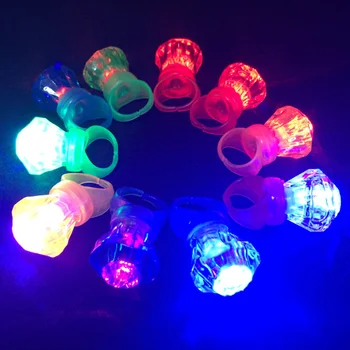 25pcs Pirkstu Gaismas Spīdīgu Neon Stick Pirkstu LED Gaismas Gredzenu Rotaļlieta Spīd Deju Rotaļlieta Spīd Gredzenu Apdare ROTAĻLIETU Bērns