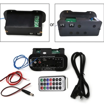 25W Automašīnas Bluetooth Subwoofer Hi-Fi Bass Pastiprinātājs Valdes Audio TF USB 220V/12V/24V
