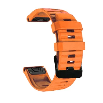 26 22mm Watchband Par Garmin Fenix 6 6X Pro 5 5X Plus 3HR Silikona Joslas Fenix 6 Fenix 5 Watch Ātri Atbrīvot Easyfit Rokas Siksniņu