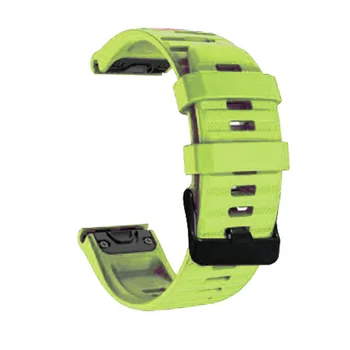 26 22mm Watchband Par Garmin Fenix 6 6X Pro 5 5X Plus 3HR Silikona Joslas Fenix 6 Fenix 5 Watch Ātri Atbrīvot Easyfit Rokas Siksniņu