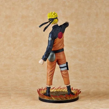 26cm Japāņu Anime Naruto Shippuuden Rīcības Attēls Uzumaki Naruto 1/6 mēroga PVC Modeļa Rotaļlietu Var izjaukt karikatūra rotaļlietas