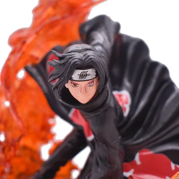 26cm Naruto Attēls Rīcības Modeli Shippuden Uchiha Itachi Versija Statuja Hand-Made Pvc Attēls Zēnu rotaļlietas, Dāvanu