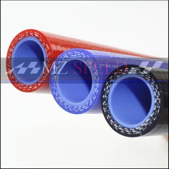 26mm 3 slāņi Poliestera 1 Metrs Silikona Taisni Šļūtenes zila sarkana silikagela caurule Auto dzinēju Universālie Augstas temperatūras cauruļvadu