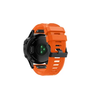 26MM Delnas siksniņu, lai Garmin Fenix 5X Plus silikona joslas Garmin Fenix 3 HR Sporta Nomaiņa Quick release Viegli Fit watchband