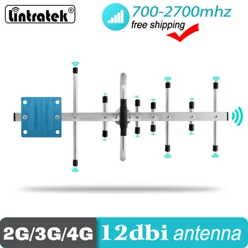 2G 3G 4G Āra Antenu Signāla Atkārtotājs GSM LTE WCDMA 698mhz ~ 2700 mhz Ārējās Mobilais Virzienā 12dbi Ārējās Antenas