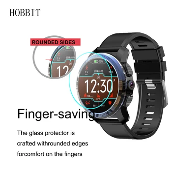 2GAB 9H Rūdīta stikla KOSPET Optimus Pro 1.39 Collu Smartwatch Ekrāna Aizsargs Optimus Pro Anti-Scratch Skaidrs HD stikla