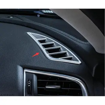 2gab Auto ABS Panelis AC, Gaisa Ventilācijas Melns vāciņš Melns, par Mazdas 6 M6 Atenza 2017