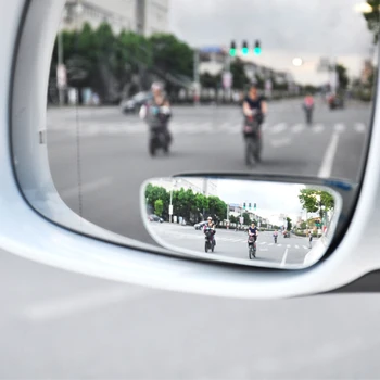 2gab Auto Blind Spot Spogulis 360 Grādu Kārta Regulējams Platleņķa Izliekta Atpakaļskata Spogulis, Automašīnu Stāvvieta Atpakaļskata Spogulis, Universāls