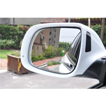 2gab Auto Spoguļi 360 Grādu Platleņķa Izliekta Blind Spot Spogulis, Parking Auto Motociklu Atpakaļskata Regulējami Spoguļi Piederumi